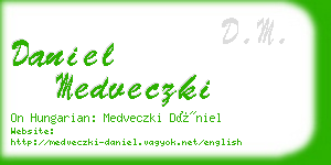 daniel medveczki business card